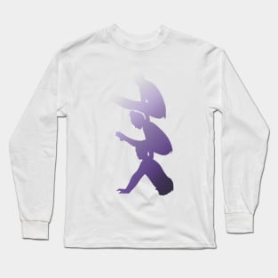 A women’s trio doing straddle on straddle on straddle Long Sleeve T-Shirt